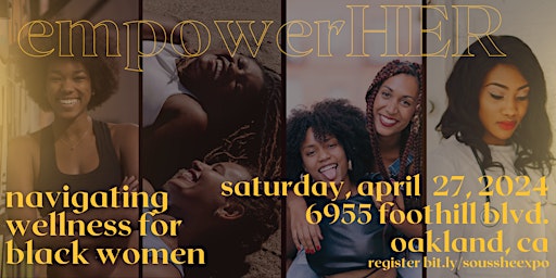 Imagem principal do evento empowerHER: Navigating Wellness for Black Women
