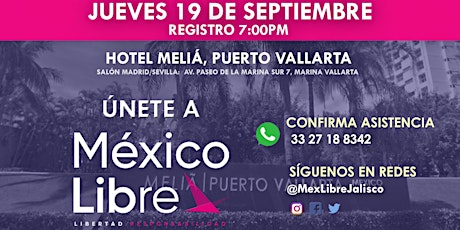 Imagen principal de Asamblea Fundacional México Libre en Puerto Vallarta - Distrito 5