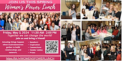 Image principale de Women's Power Lunch May 3, 2024