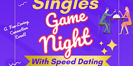 Hidden Treasures Presents...Christian Singles Game Night w/Speed Dating!