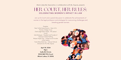 Her Court, Her Rules: Celebrating Women's Impact in Law