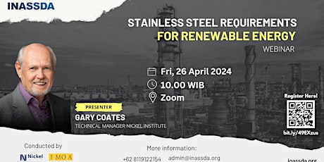 Stainless Steel Requirements For Renewable Energy Webinar