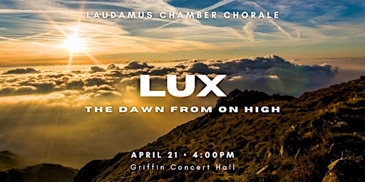 Imagem principal do evento LUX: The Dawn From On High