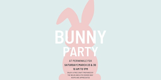 Bunny Party at the Fox! primary image