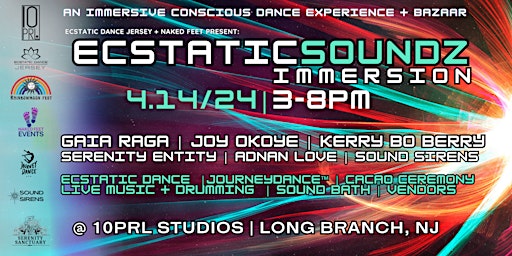 Primaire afbeelding van EcstaticSOUNDZ + Ecstatic Bazaar @10PRL Studios