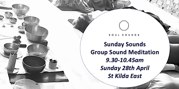 Sound Bath Healing - Sunday Sounds  - Group Event (St Kilda East)