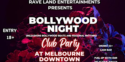 Imagem principal de Bollywood DJ night @ Melbourne Downtown