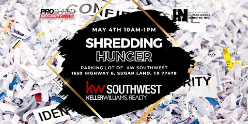 Hauptbild für Shredding Hunger (Paper Shredding & Food Drive)