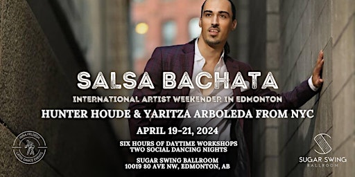 Imagem principal do evento Salsa Bachata Weekender with Hunter Houde and Yaritza Arboleda from New Yor