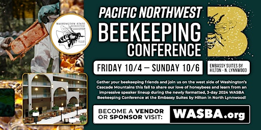 Imagem principal do evento WASBA Pacific Northwest Beekeeping Conference
