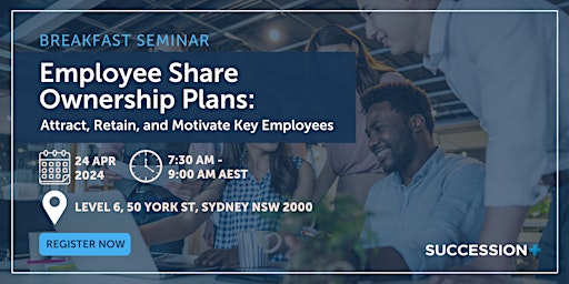 Employee Share Ownership Plans: Attract, Retain, and Motivate Key Employees primary image