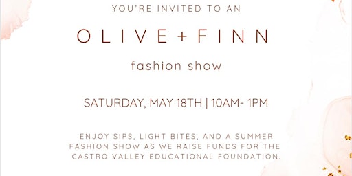 O L I V E + F I N N fashion show primary image