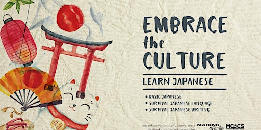 Imagem principal do evento MCCS Okinawa: Japanese Language Part 1
