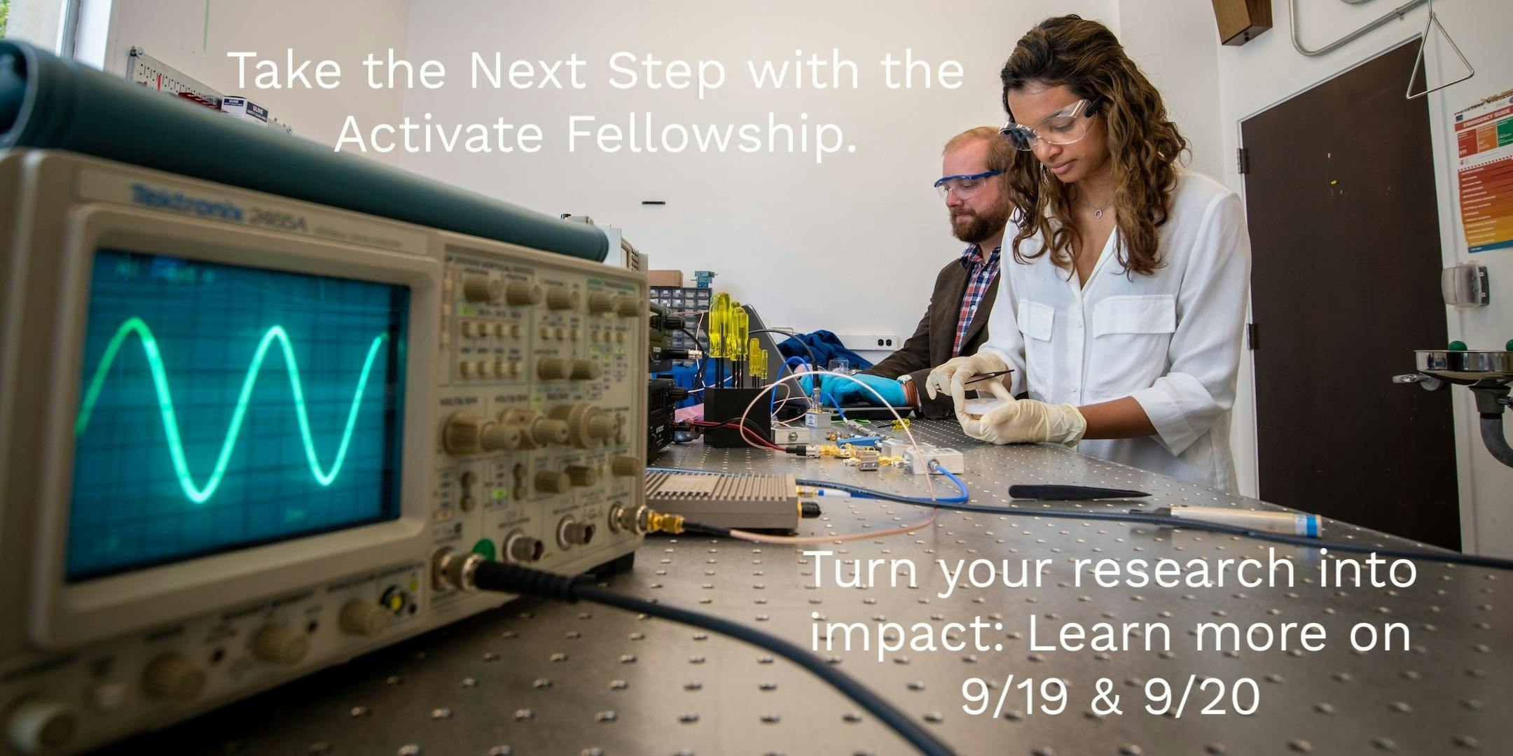 Lunch and Learn: The Activate Fellowship for Entrepreneurial Scientists and Engineers