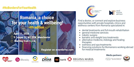 Primaire afbeelding van Romania a choice for your health and wellbeing