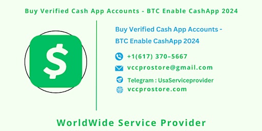 Imagem principal do evento Buy Verified Cash App Accounts - BTC Enable CashApp 2024