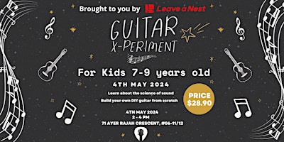 Imagem principal do evento Guitar Science x-periment for kids