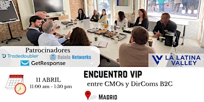 Encuentro VIP entre directores de marketing de empresas B2C en Madrid primary image