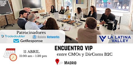 Encuentro VIP entre directores de marketing de empresas B2C en Madrid