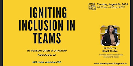 Igniting Inclusion in Teams (workshop)
