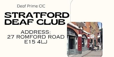 Stratford Deaf Club