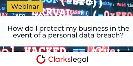 How do I protect my business in the event of a personal data breach?