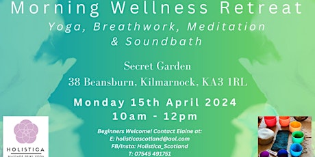 Wee Morning Wellness Retreat - Yoga, Meditation, Breath Work & Sound Bath