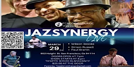 The Legendary Peacock Lounge & Gold Room Presents: JAZSYNERGY LIVE