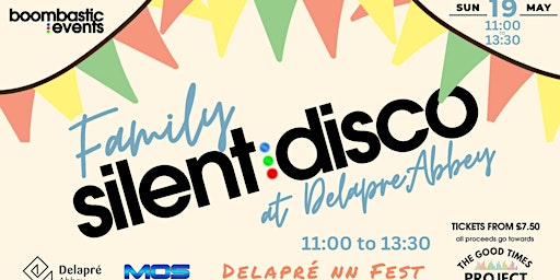 Imagen principal de Family Silent Disco at Delapre Abbey - 11:00 Session