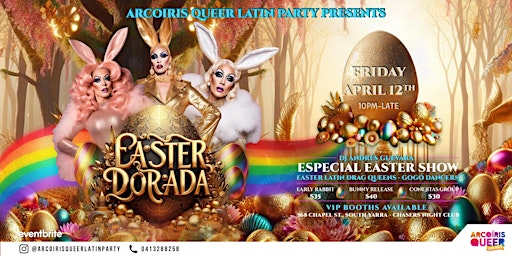 Arcoíris Queer Latin Party: Easter Dorada primary image