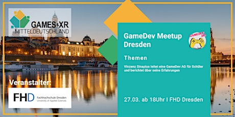 Hauptbild für 10. GameDev Meetup Dresden