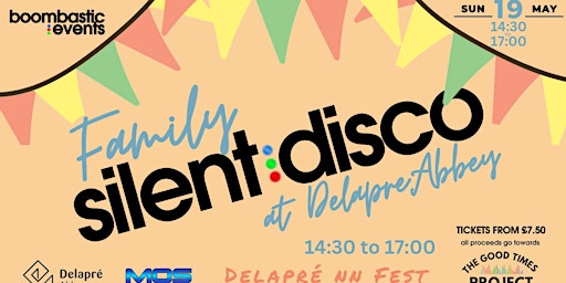 Primaire afbeelding van Family Silent Disco at Delapre Abbey - 14:30 Session