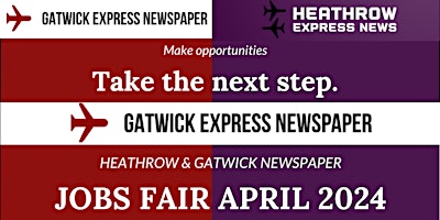 Cabin Crew Jobs Fair - Heathrow Express Newspaper & Gatwick Express primary image