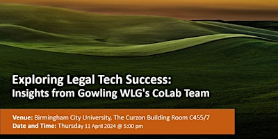 Image principale de Exploring Legal Tech Success: Insights from Gowling WLG’s CoLab Team