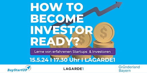 Imagem principal do evento How to become investor ready?