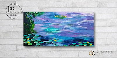 Sip & Paint Date Night : Water Lilies by Monet primary image