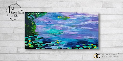 Image principale de Sip & Paint Date Night : Water Lilies by Monet