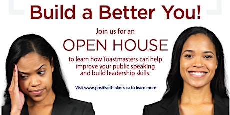 Positive Thinkers Toastmasters Open House primary image