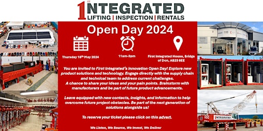 Imagem principal do evento First Integrated Open Day 2024
