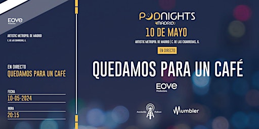 Primaire afbeelding van Quedamos para un café en Podnight Madrid