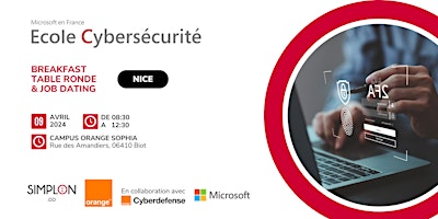 Immagine principale di Rencontres de la Cybersécurité - Campus Orange : Microsoft X Orange X OCD 