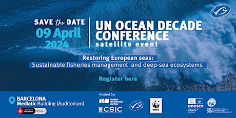 UN OCEAN DECADE CONFERENCE  "Restoring European seas"