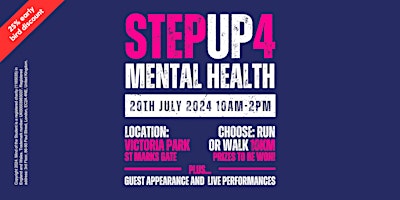 Image principale de StepUp4 Mental Health 10K Victoria Park