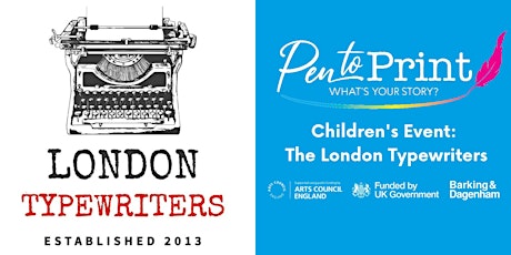 Imagem principal do evento Pen to Print Children's Event: The London Typewriters (Drop-in)