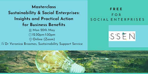 Imagem principal de Masterclass: Sustainability and Social Enterprises