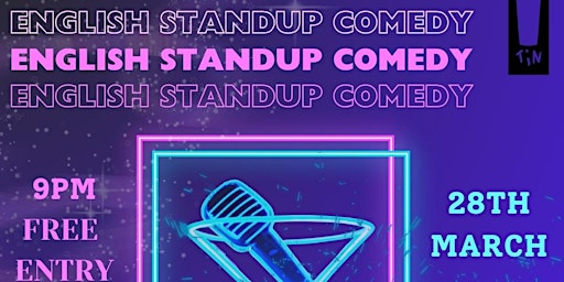 Free Entry English Standup Comedy Open Mic primary image