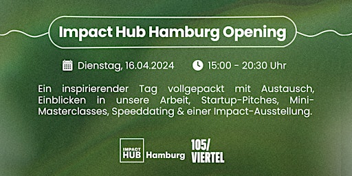 Primaire afbeelding van Partners in Change: Impact Hub Hamburg Opening