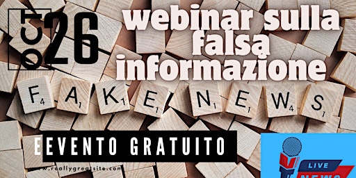 webnair gratuito sulla falsa informazione primary image