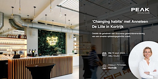 Ontbijtsessie - Changing habits met Anneleen De Lille @ Kortrijk  primärbild
