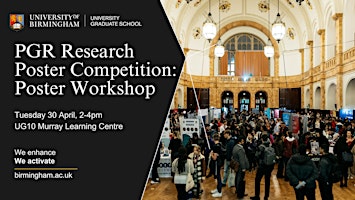 Immagine principale di PGR Research Poster Competition 2024: Poster Workshop (In-Person) 